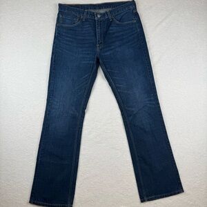 Y2K Levi's 527 Men's Bootcut Fit Jeans Dark Wash Size 36x34 Cotton Denim Western